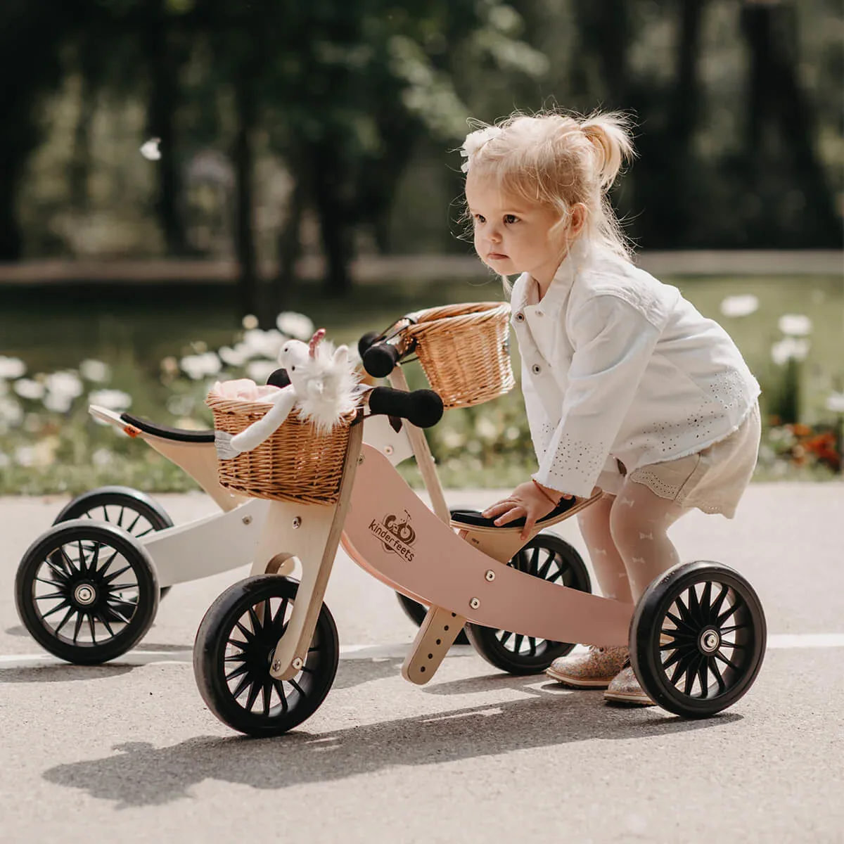 Kinderfeets® Balance Bike Tiny Tot Plus 2in1 Rose - Image 7