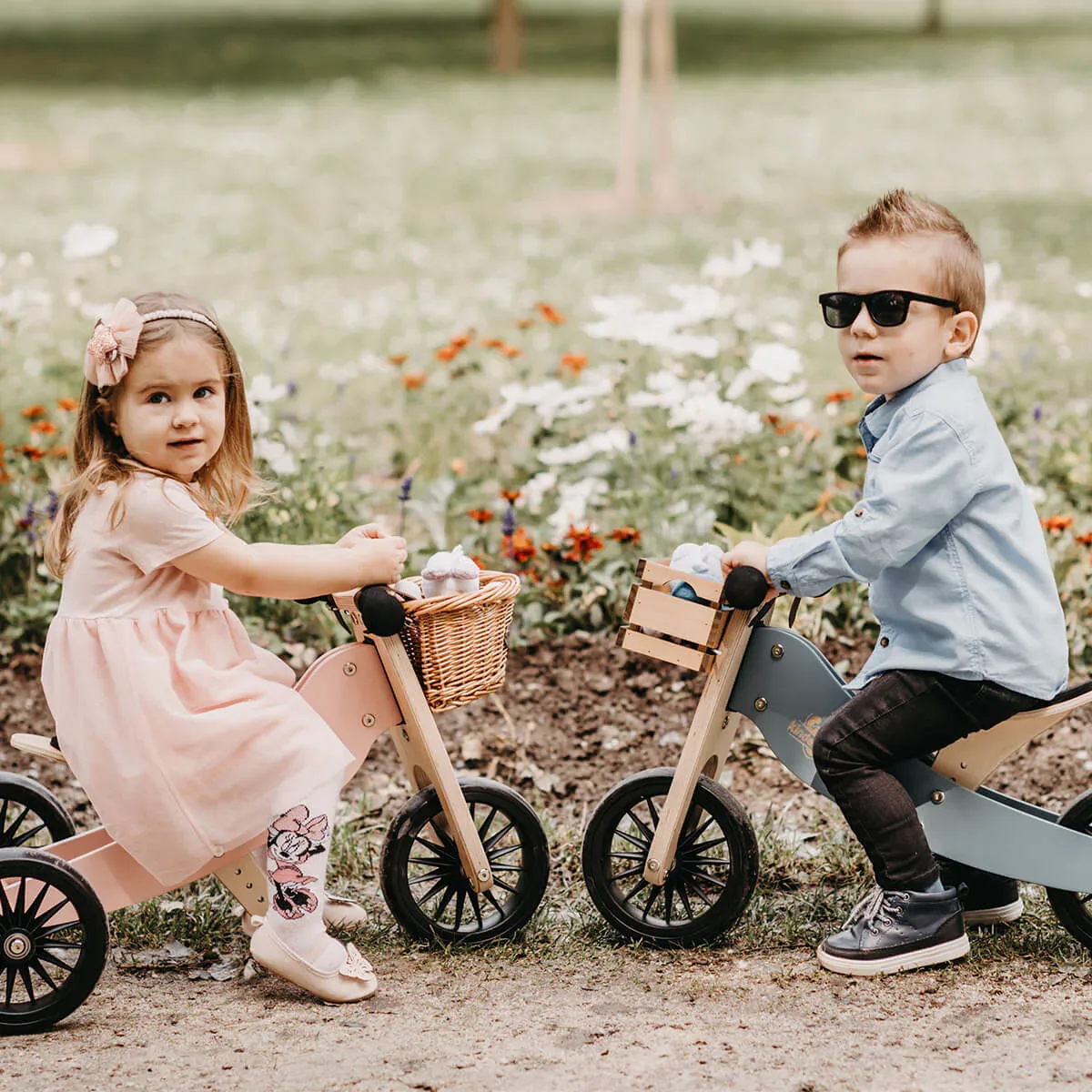 Kinderfeets® Balance Bike Tiny Tot Plus 2in1 Silver Sage - Image 5