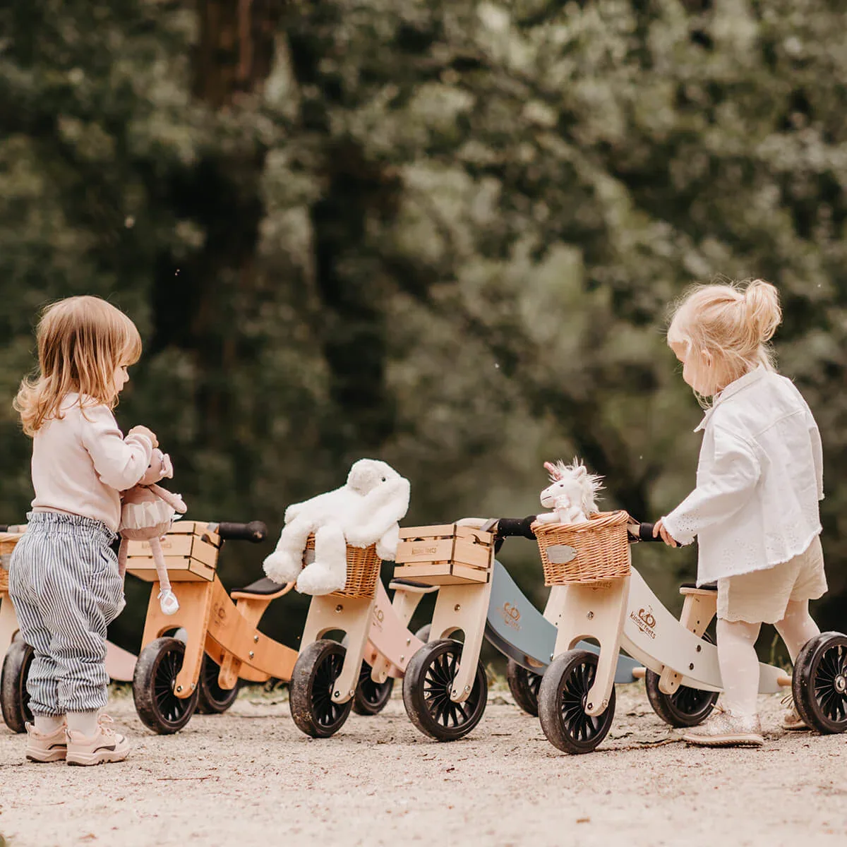Kinderfeets® Balance Bike Tiny Tot Plus 2in1 Silver Sage - Image 6