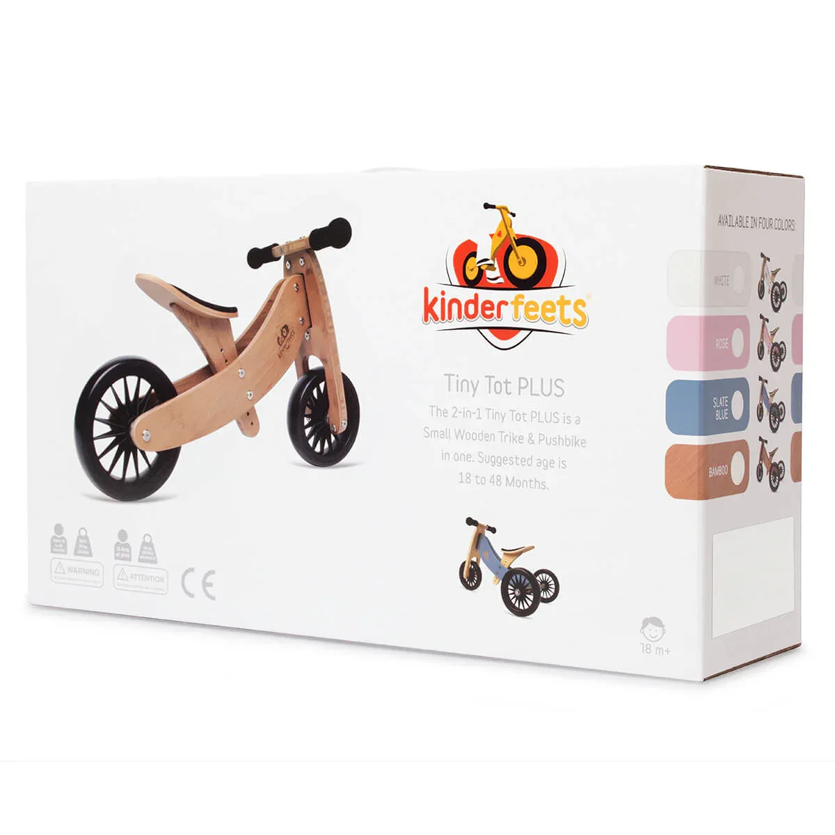 Kinderfeets® Balance Bike Tiny Tot Plus 2in1 Silver Sage - Image 8
