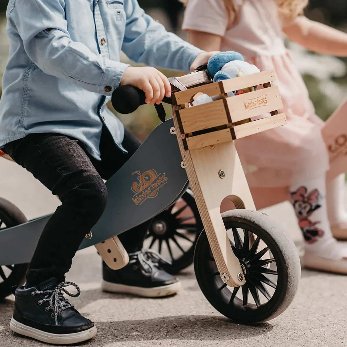 Kinderfeets® Balance Bike Tiny Tot Plus 2in1 Slate Blue - Image 11