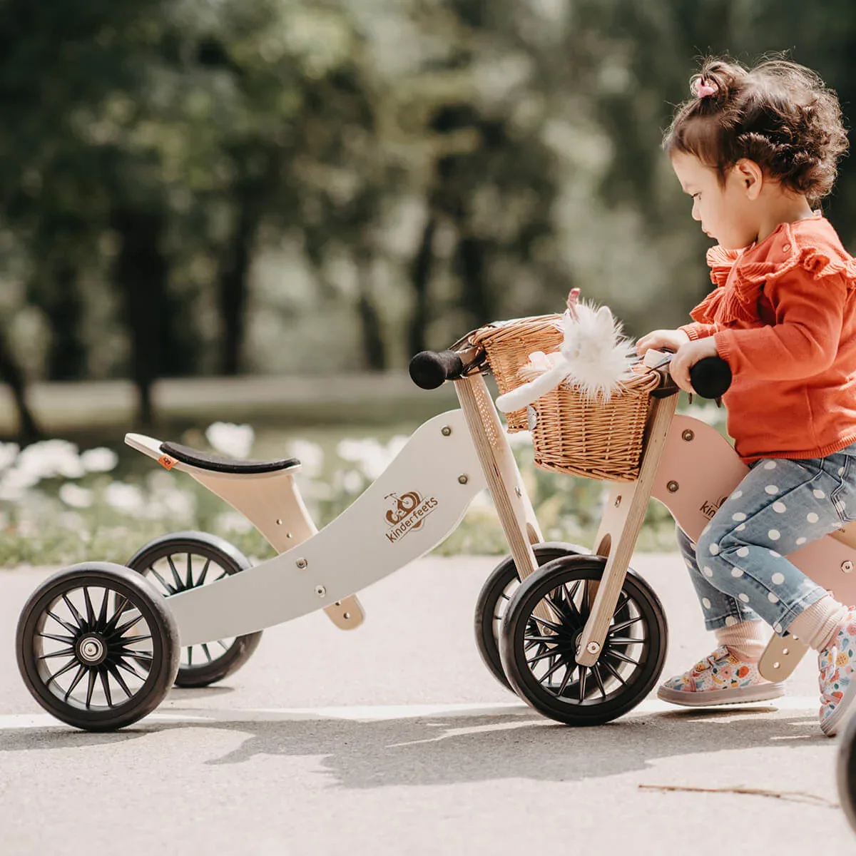 Kinderfeets® Balance Bike Tiny Tot Plus 2in1 White - Image 5