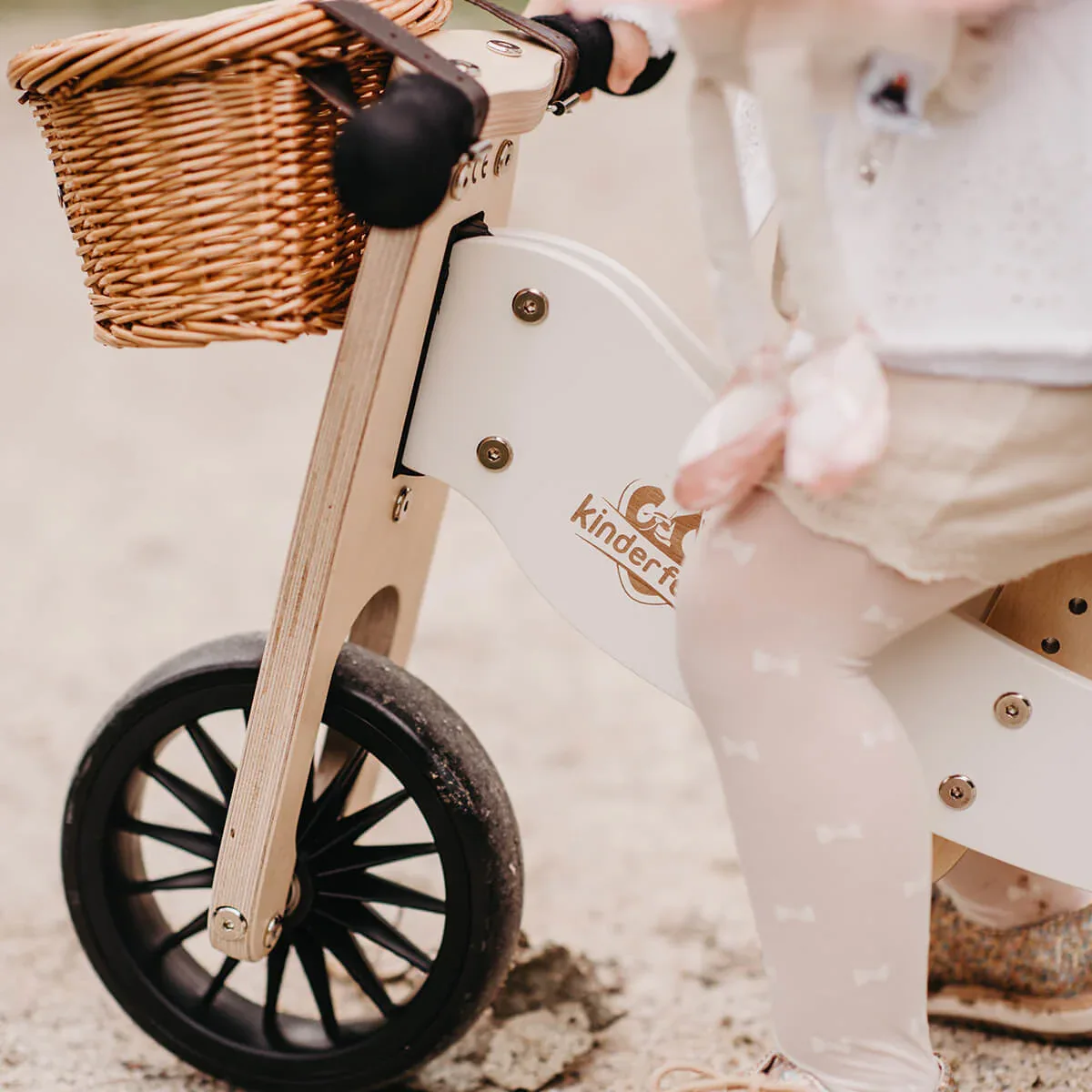 Kinderfeets® Balance Bike Tiny Tot Plus 2in1 White - Image 6