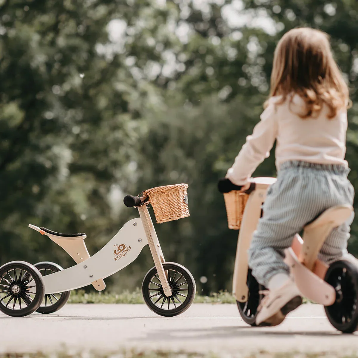 Kinderfeets® Balance Bike Tiny Tot Plus 2in1 White - Image 7