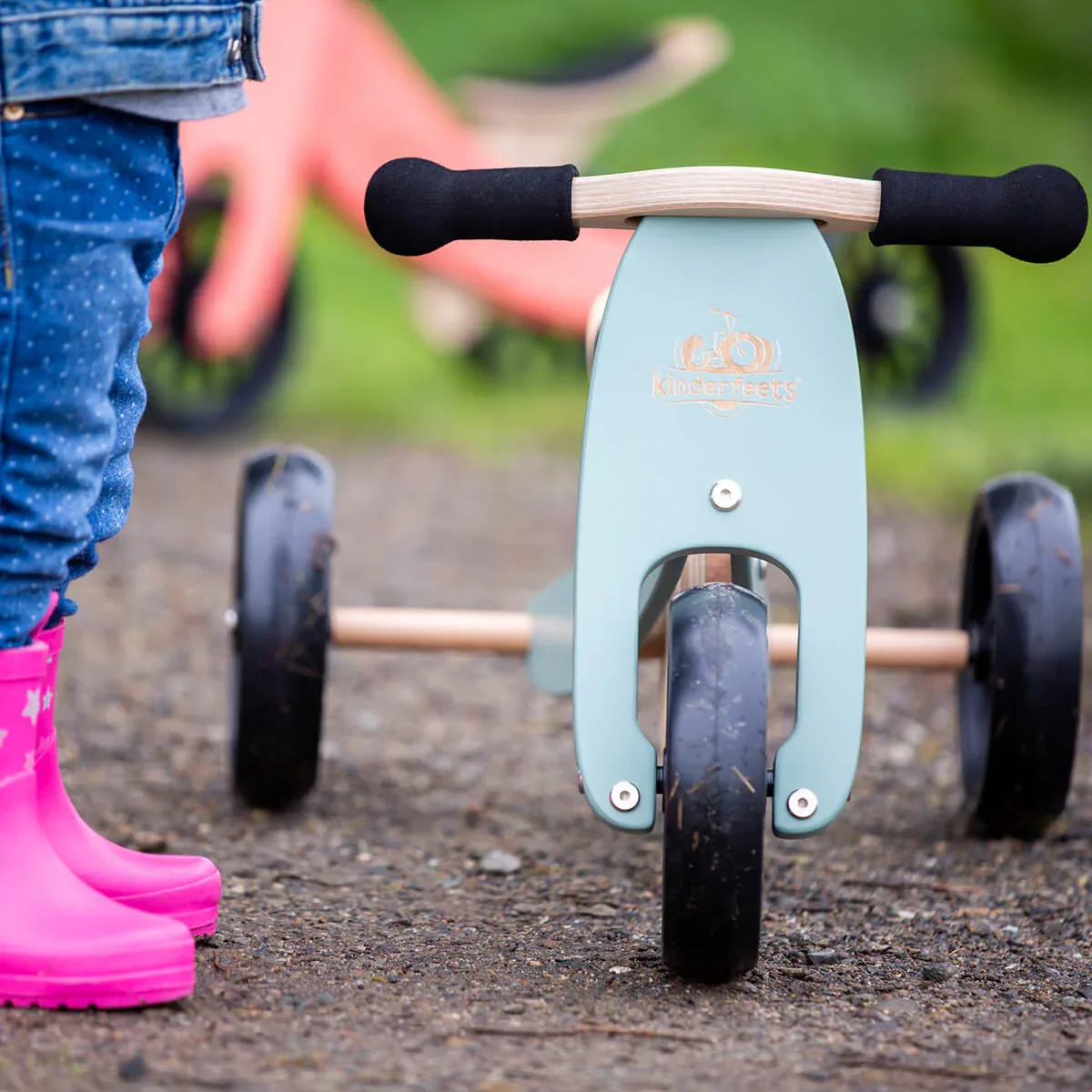 Kinderfeets® Tinytot Balance Bike 2in1 Sage - Image 5