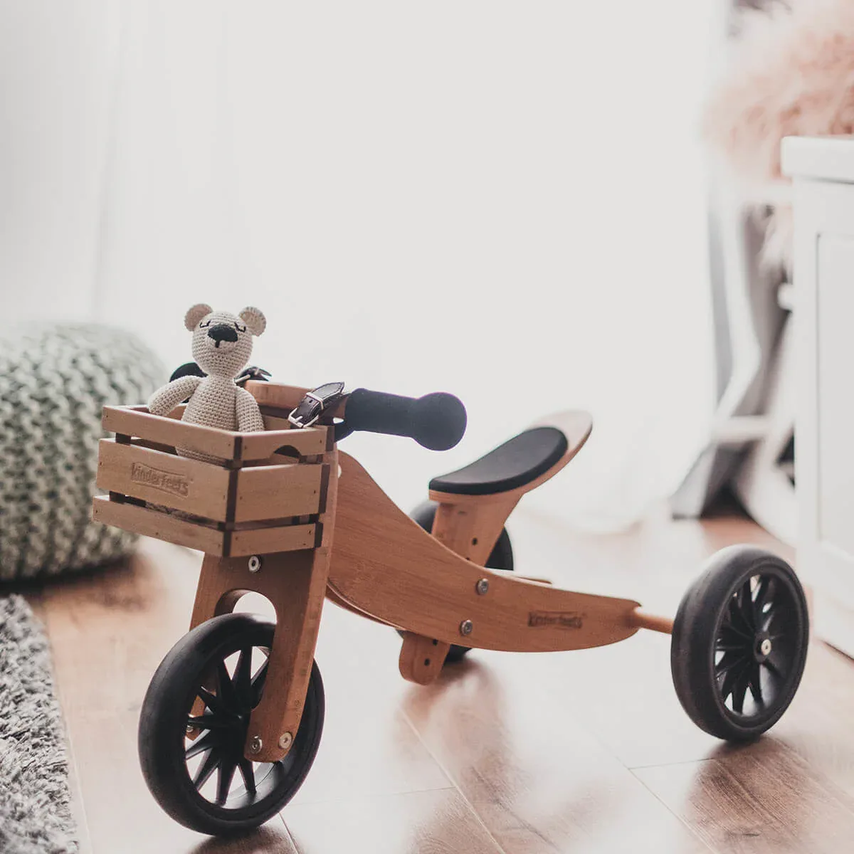 Kinderfeets® Tinytot Balance Bike 2in1 Bamboo - Image 4