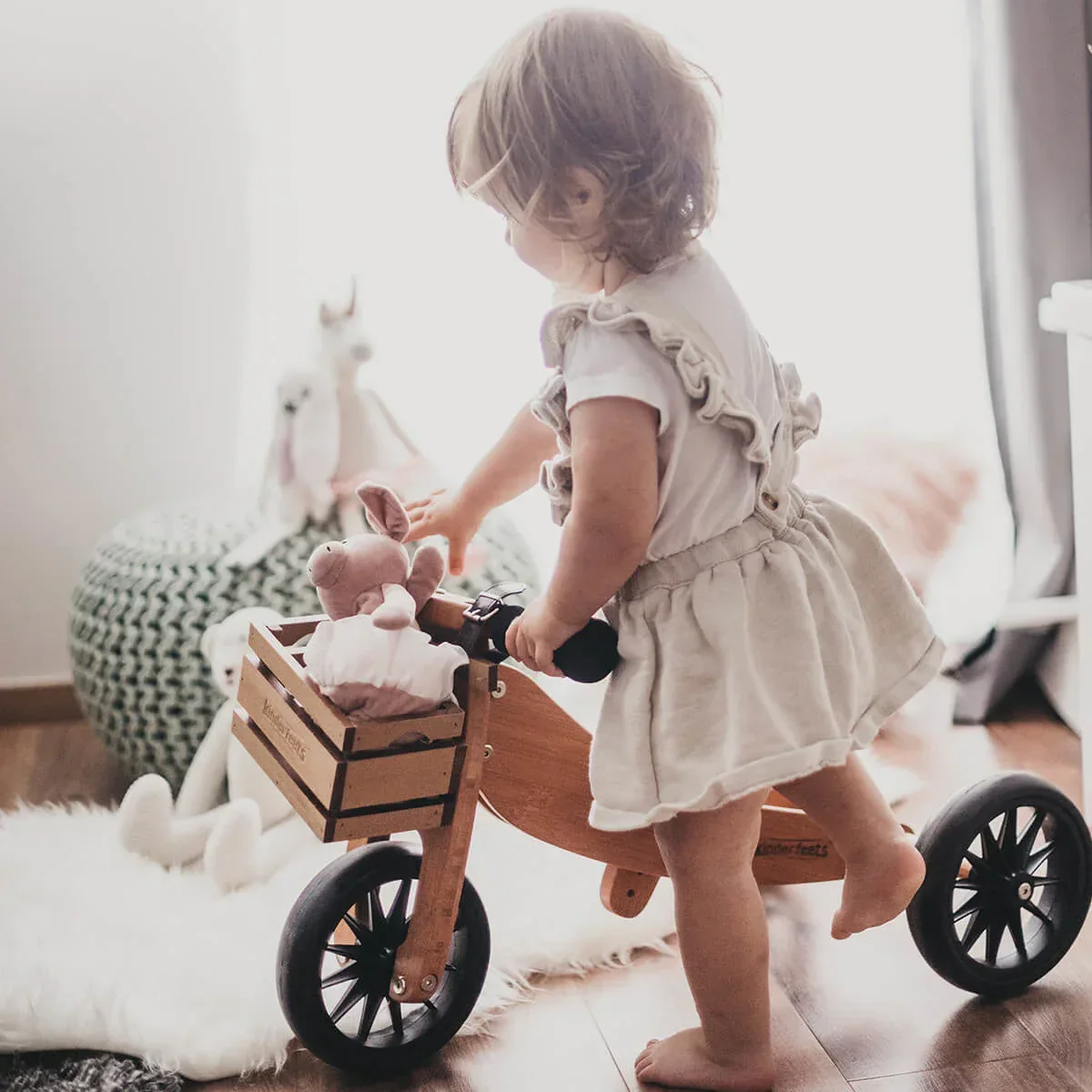 Kinderfeets® Tinytot Balance Bike 2in1 Bamboo - Image 5