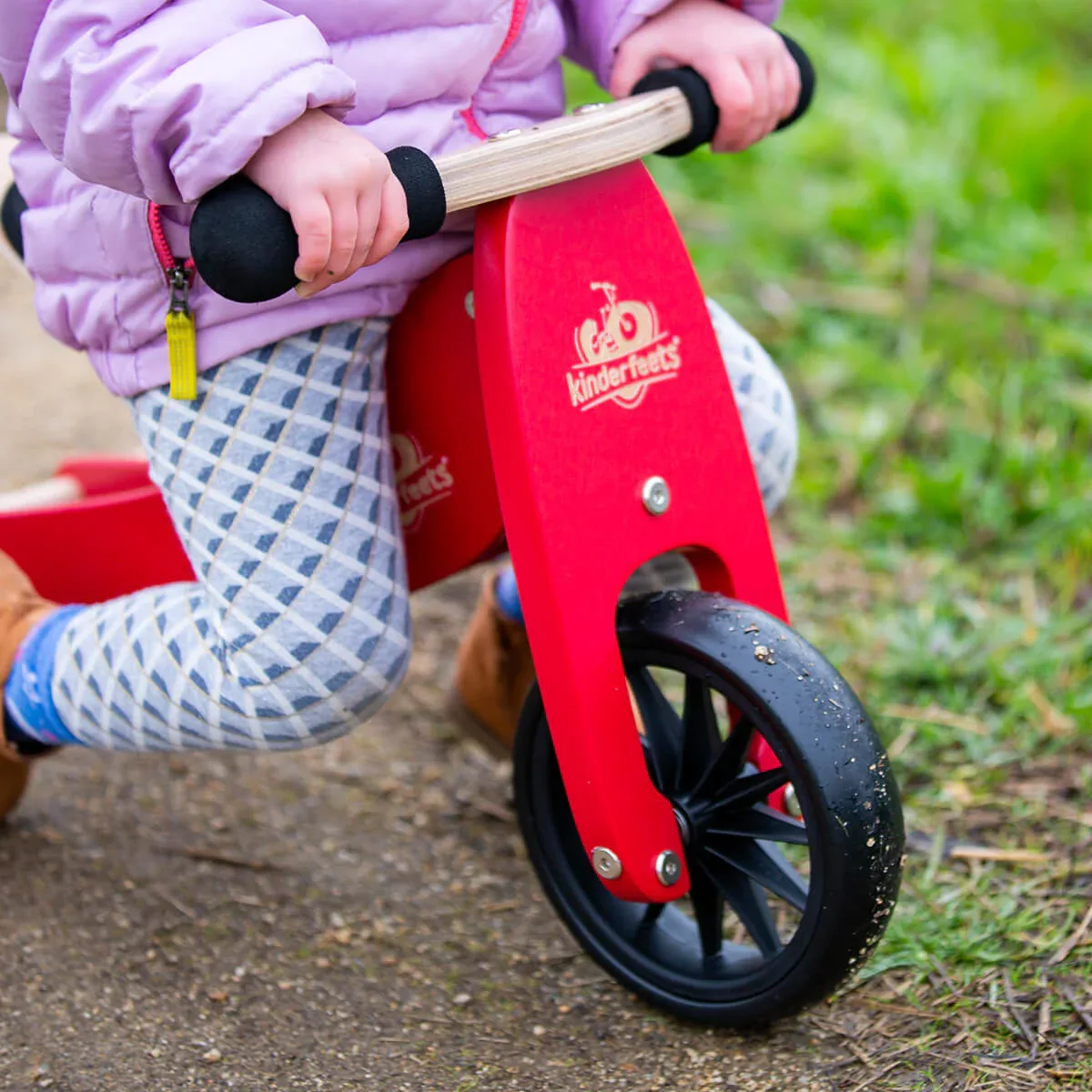Kinderfeets® Tiny Tot Balance Bike 2in1 Cherry Red - Image 5