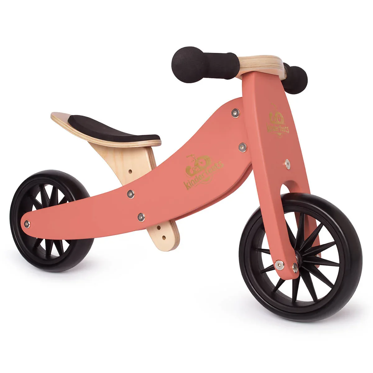 Kinderfeets® Tinytot Balance Bike 2in1 Coral - Image 3