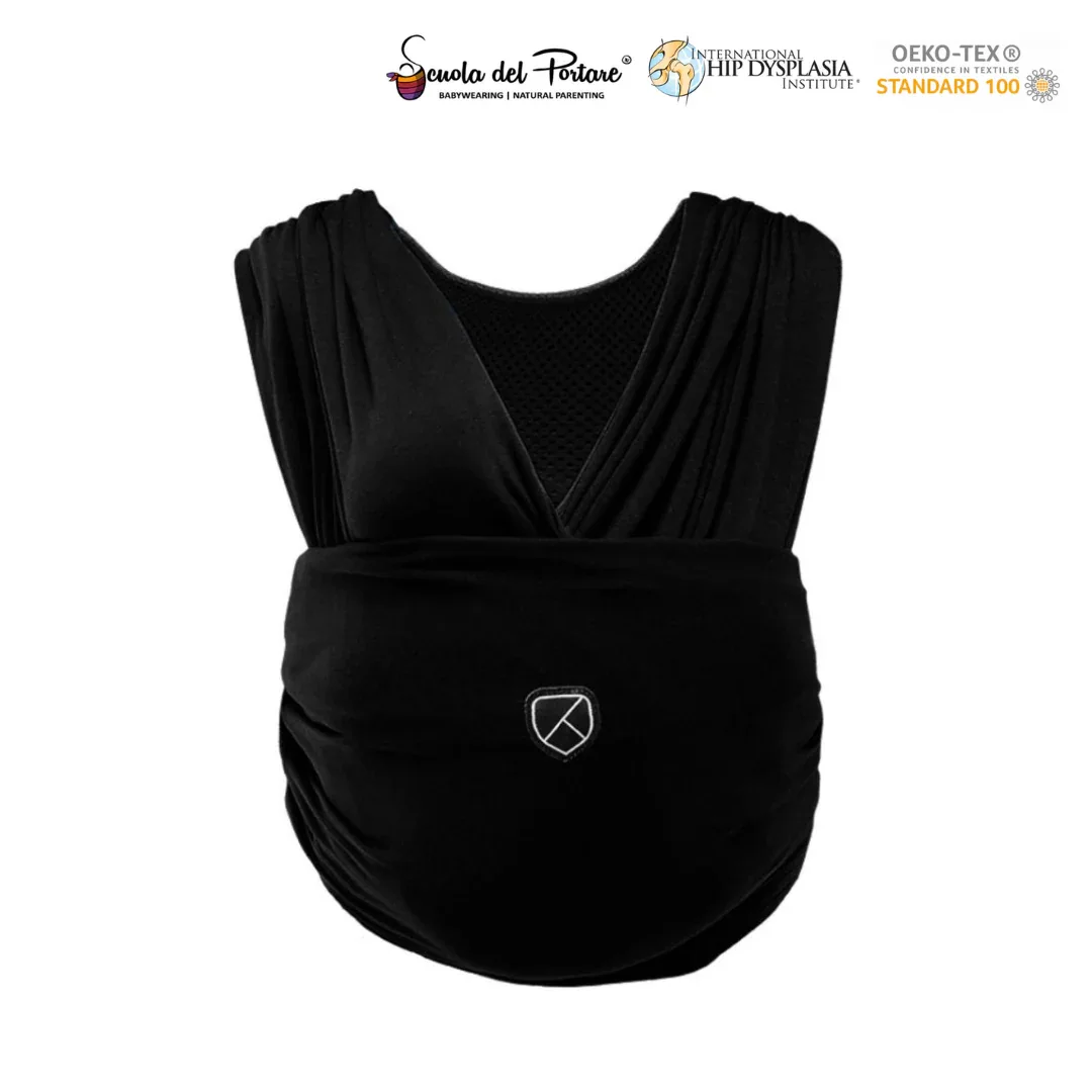 Koala Babycare® Baby Carrier Wrap Band 2 Full Black - Image 2