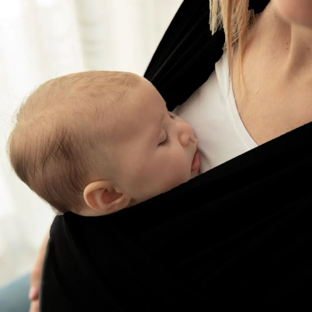 Koala Babycare® Baby Carrier Wrap Band 2 Full Black - Image 8