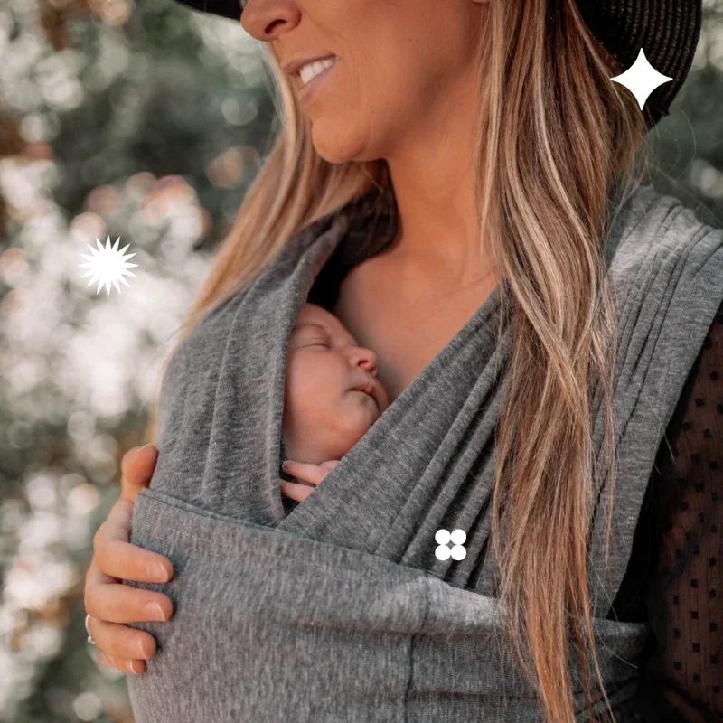 Koala Babycare® Baby Wrap Anthracite - Image 6