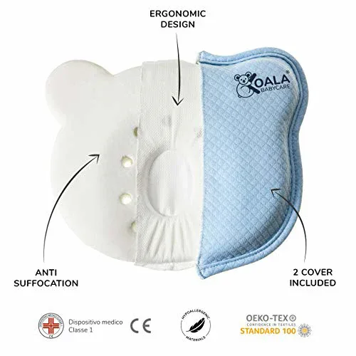 Koala Babycare® Aid to prevent flat head syndrome Perfect Head AIR Blue - Image 2