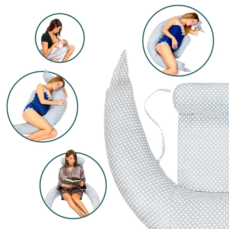 Koala Babycare® Hug+ Comfy Pillow Grey - Image 3