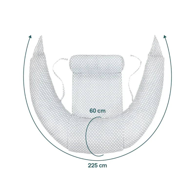 Koala Babycare® Hug+ Comfy Pillow Grey - Image 4
