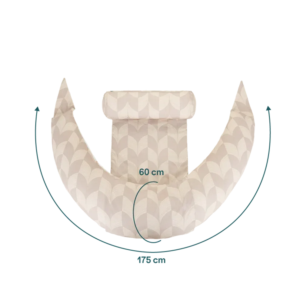 Koala Babycare® Hug+ Comfy Pillow Fan Beige - Image 7