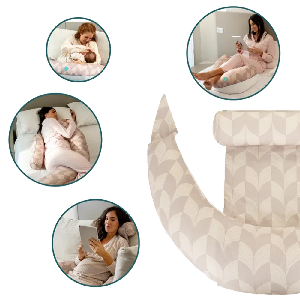Koala Babycare® Hug+ Comfy Pillow Fan Beige - Image 8