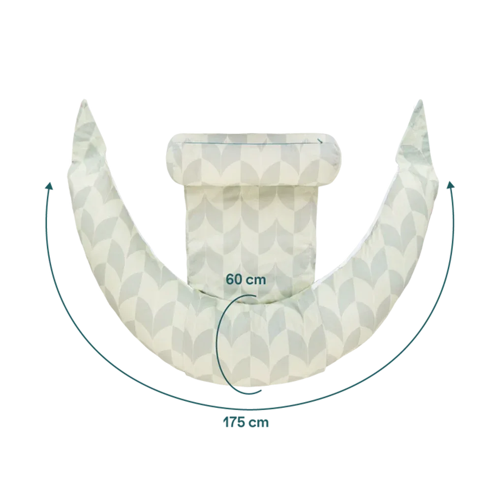 Koala Babycare® Hug+ Comfy Pillow Fan Green - Image 7