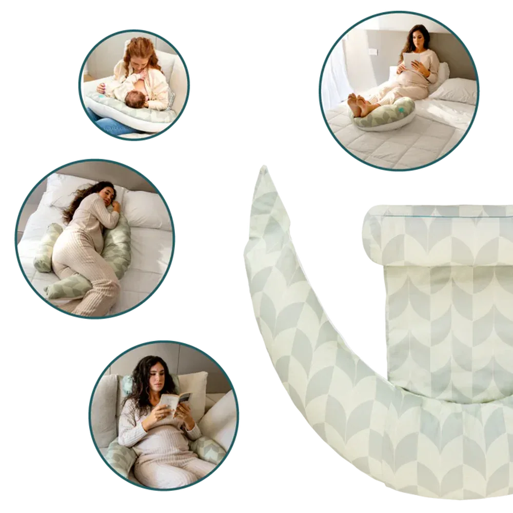Koala Babycare® Hug+ Comfy Pillow Fan Green - Image 8