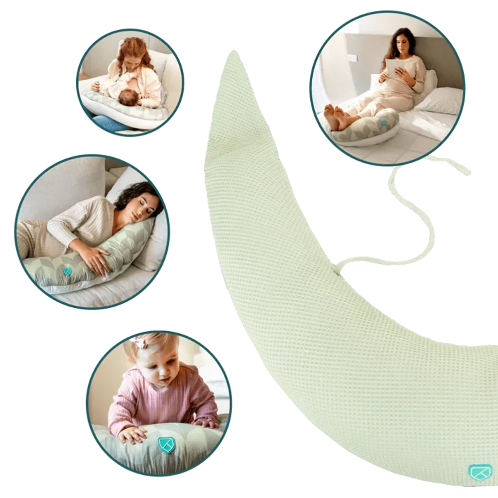 Koala Babycare® Maternity pillow Hug Comfy Bamboo Sage Green - Image 8