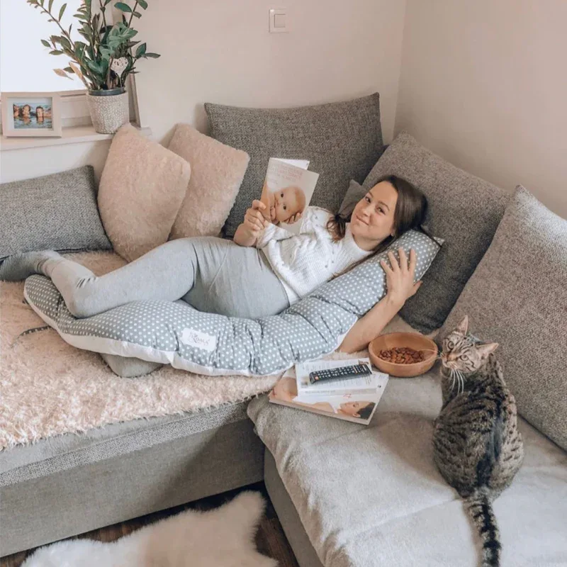 Koala Babycare® Maternity pillow Hug Comfy Grey - Image 9