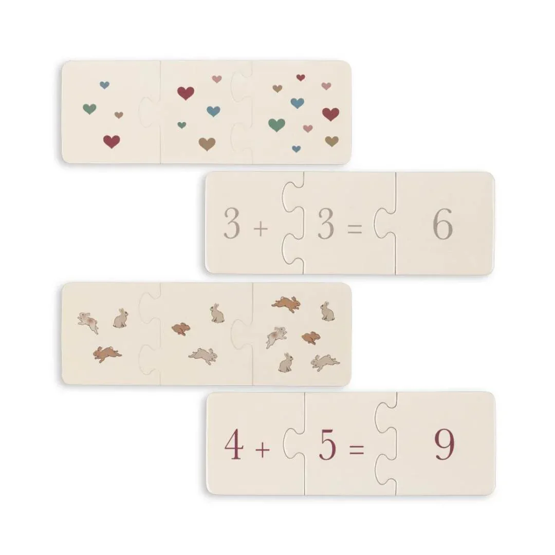 Konges Sløjd® Cardboard 3 Step Puzzle FSC Beige