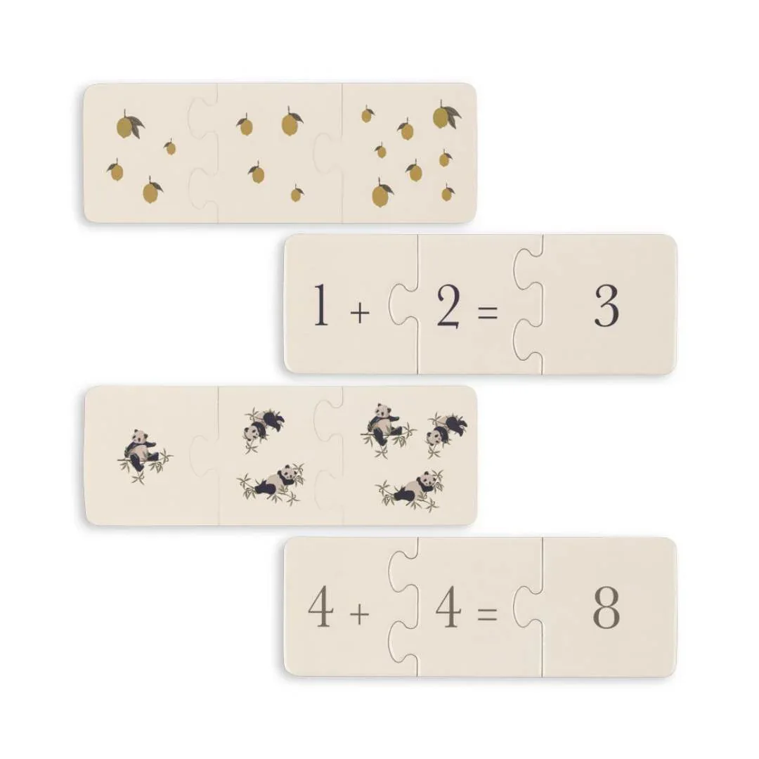 Konges Sløjd® Cardboard 3 Step Puzzle FSC Beige - Image 2
