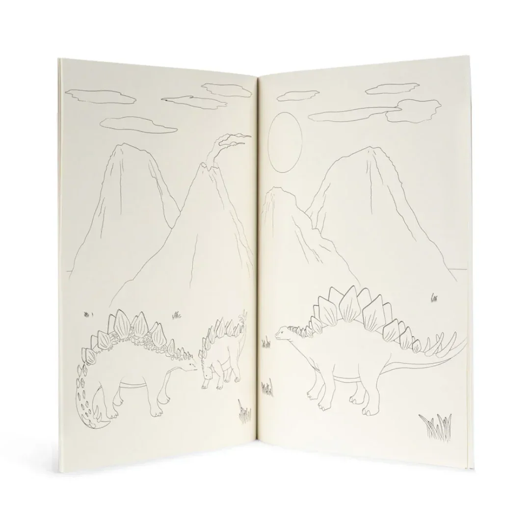 Konges Sløjd® Coloring book and crayon set Dino - Image 5