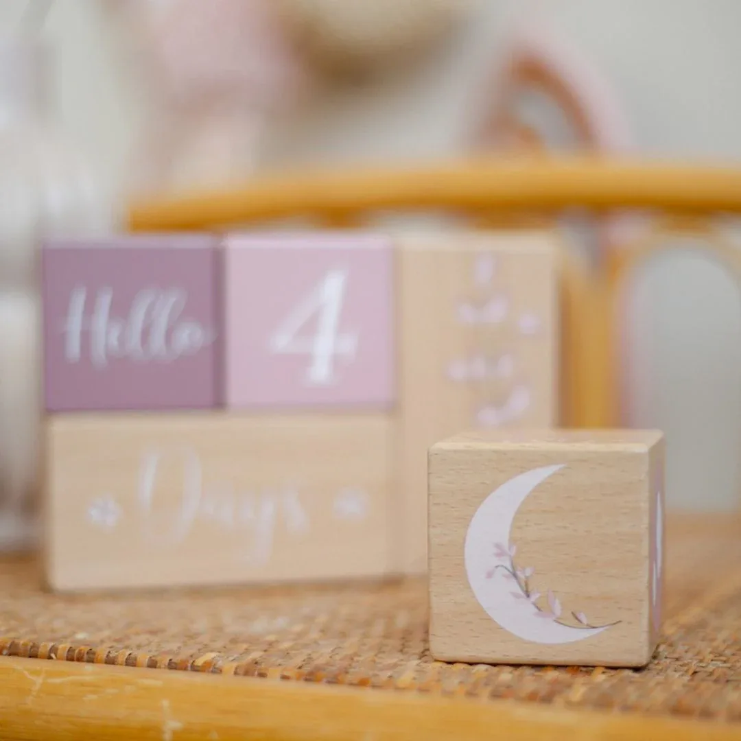 Label Label® Baby Milestone Age Blocks Pink - Image 7