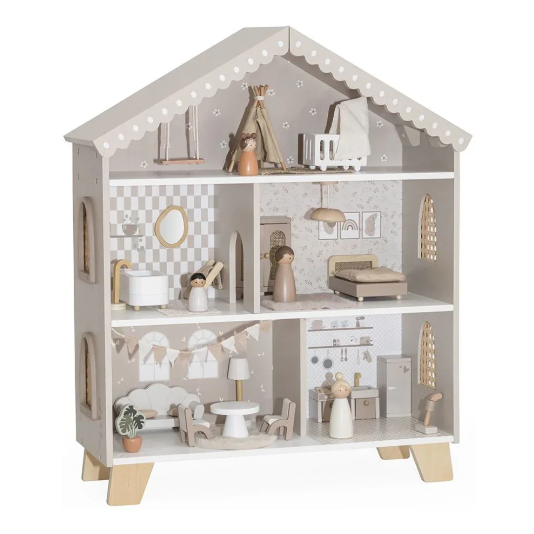 Label Label® Dollhouse with Furniture Nougat - Image 2