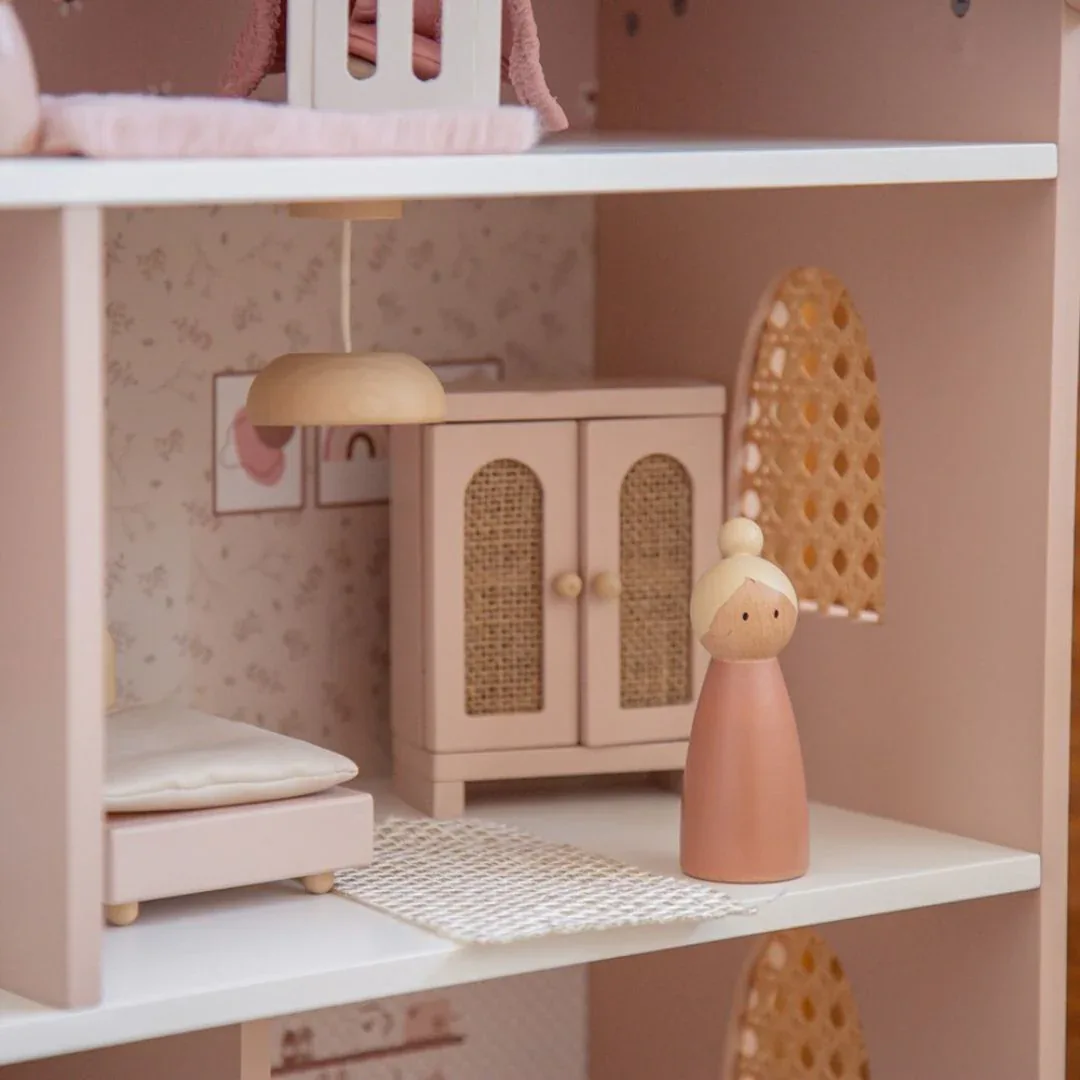 Label Label® Dollhouse with Furniture Pink - Image 5