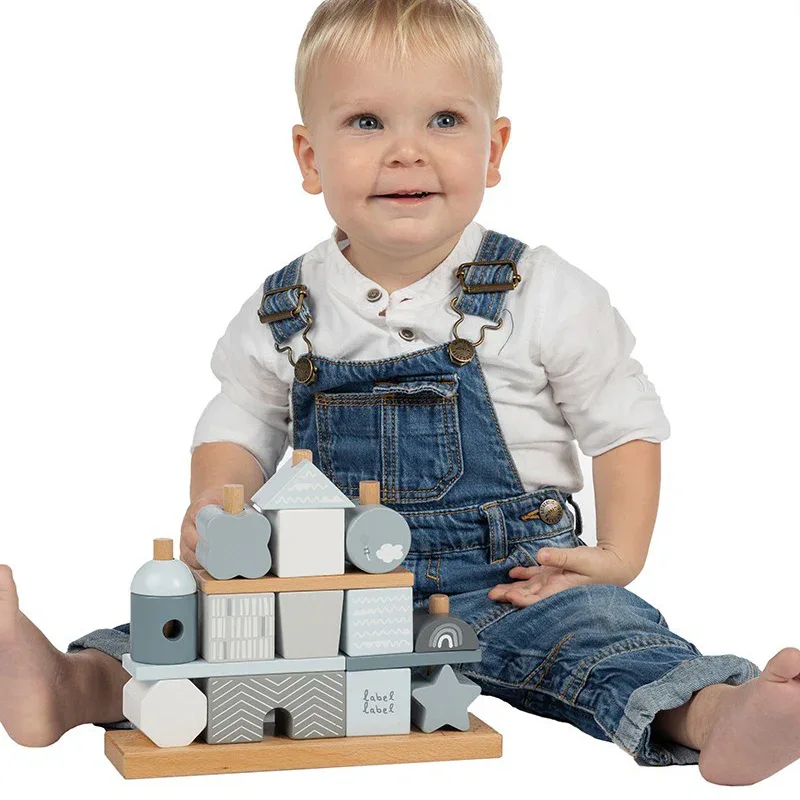 Label Label® Stacking Blocks Blue - Image 3