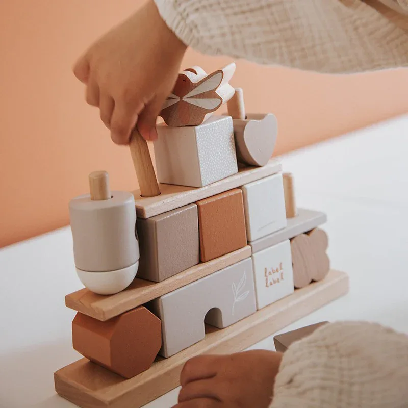 Label Label® Stacking Blocks Nougat - Image 3