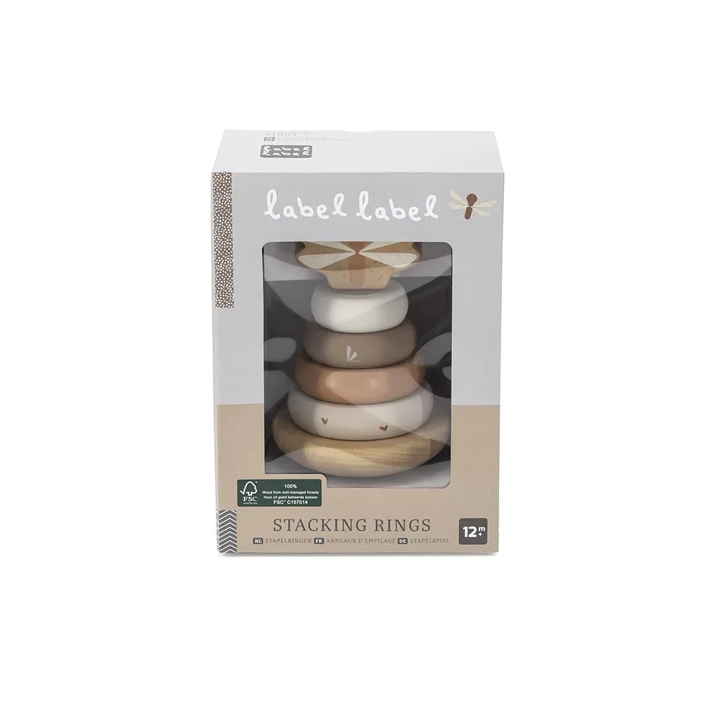 Label Label® Little Stacking Rings Nougat - Image 3