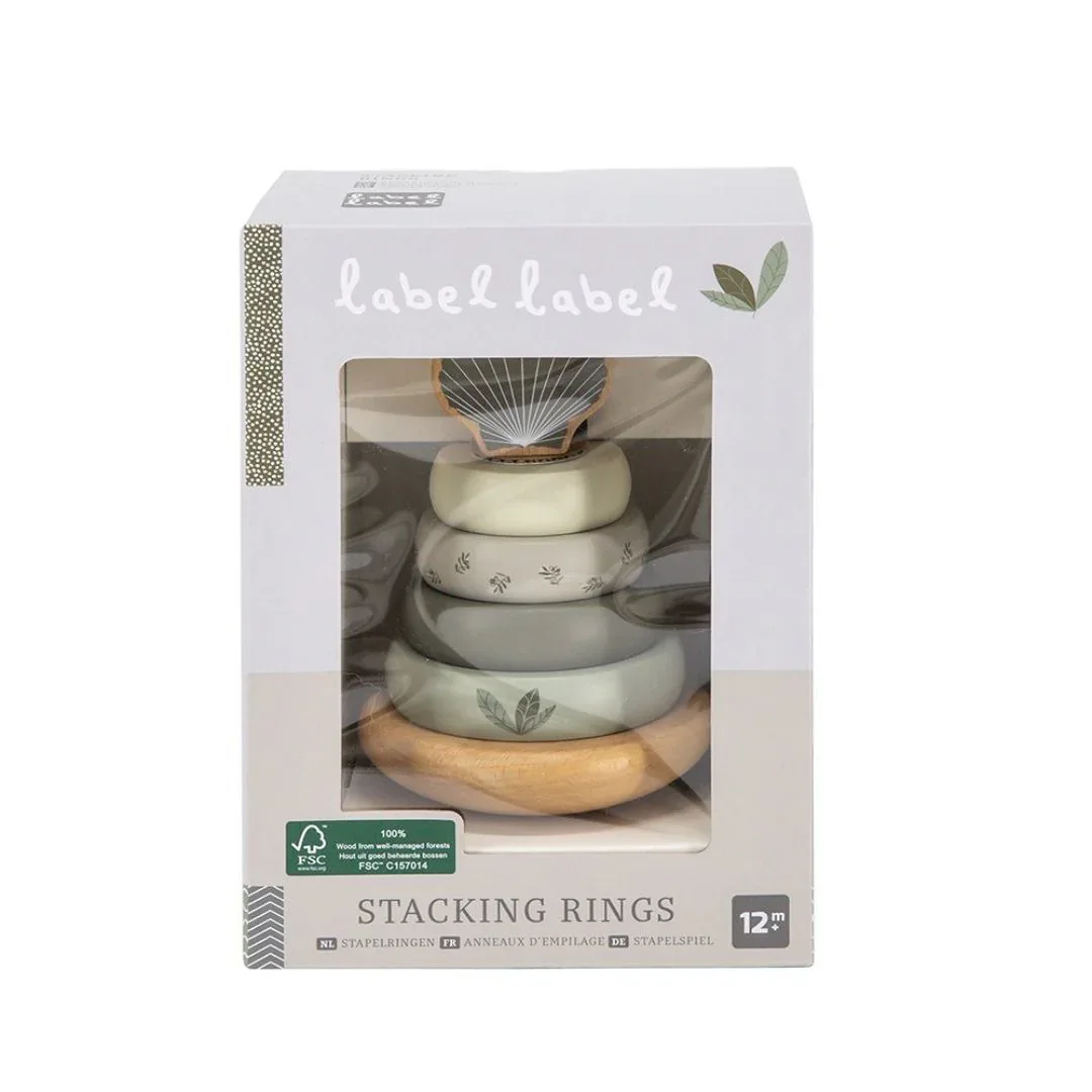 Label Label® Stacking Rings Balance Olive Green - Image 2