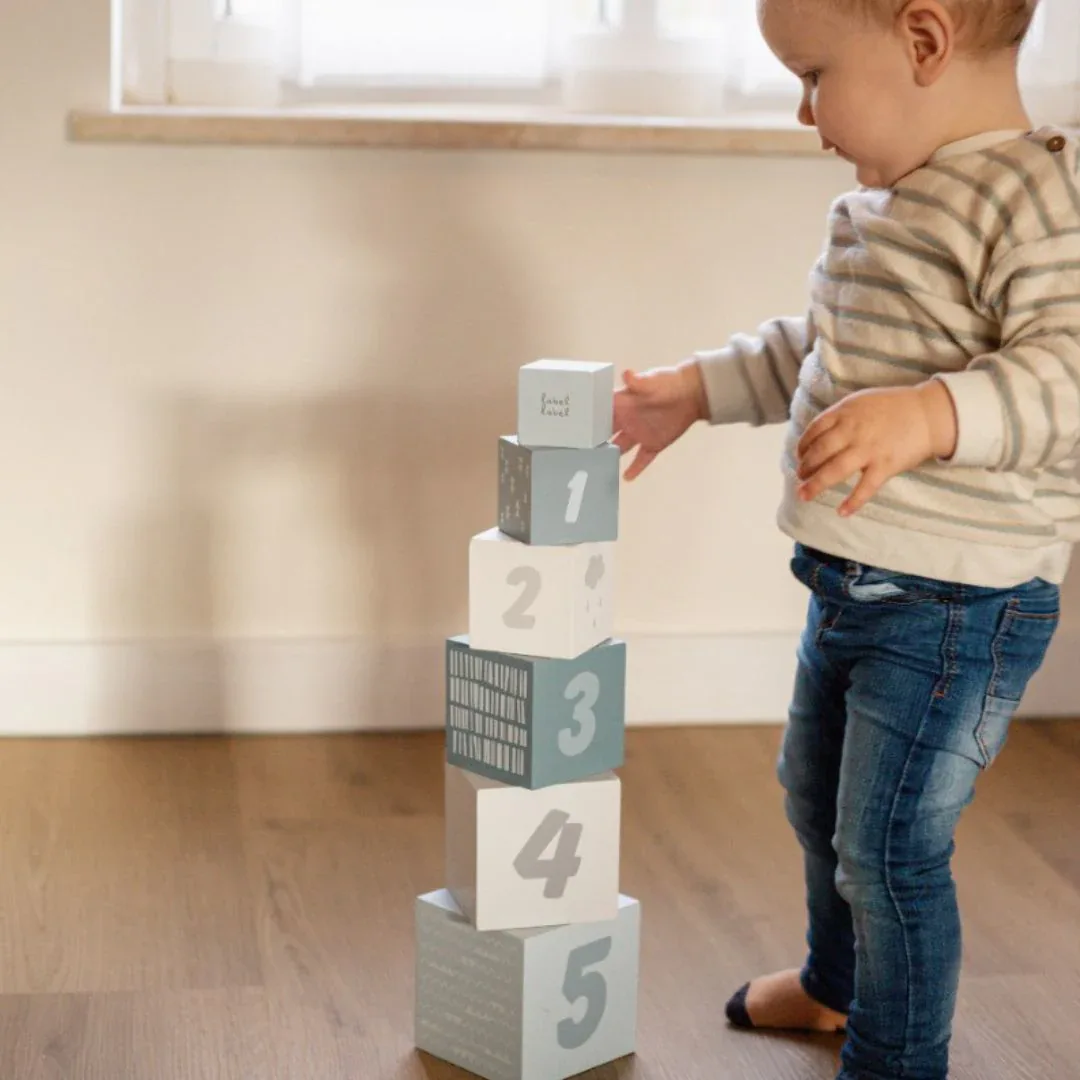 Label Label® Stacking Stacking Blocks Numbers Blue - Image 3