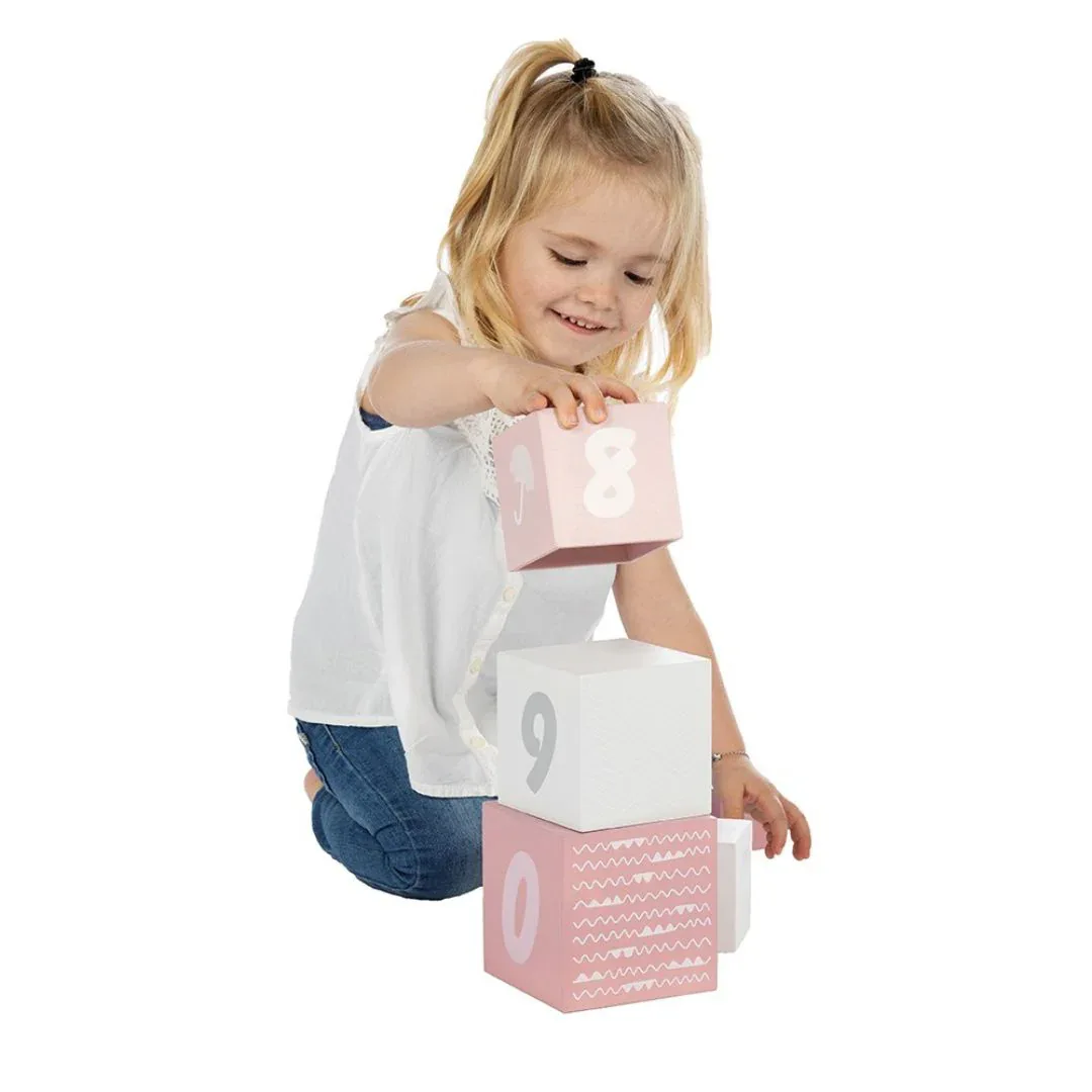Label Label® Stacking Stacking Blocks Numbers Pink - Image 3