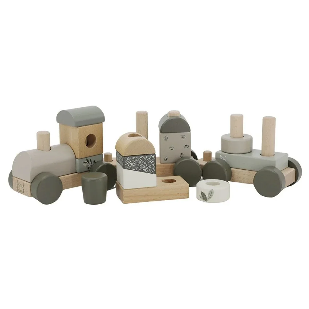 Label Label® Stacking Train Olive Green - Image 2