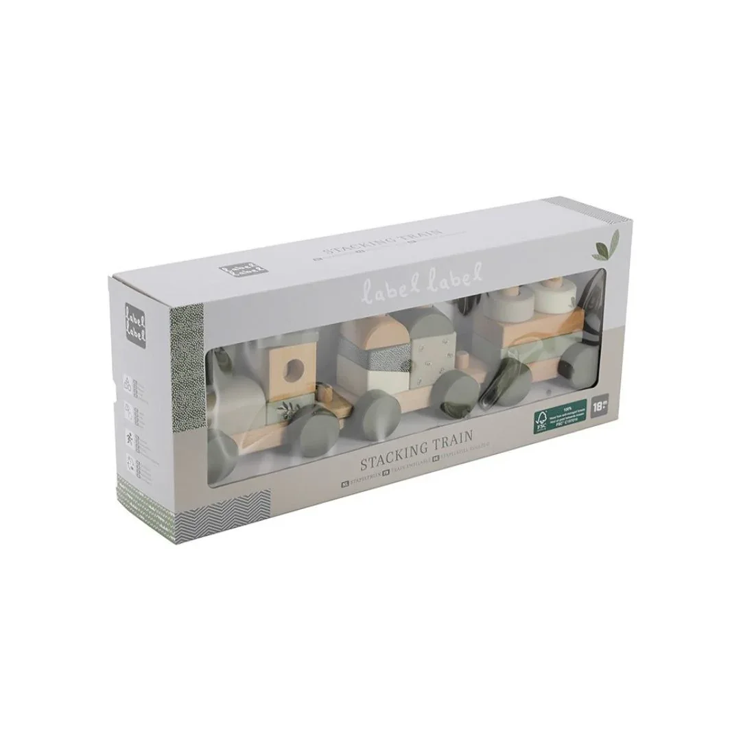 Label Label® Stacking Train Olive Green - Image 3