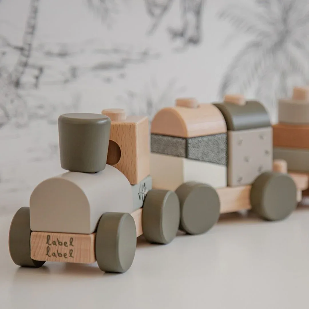 Label Label® Stacking Train Olive Green - Image 5