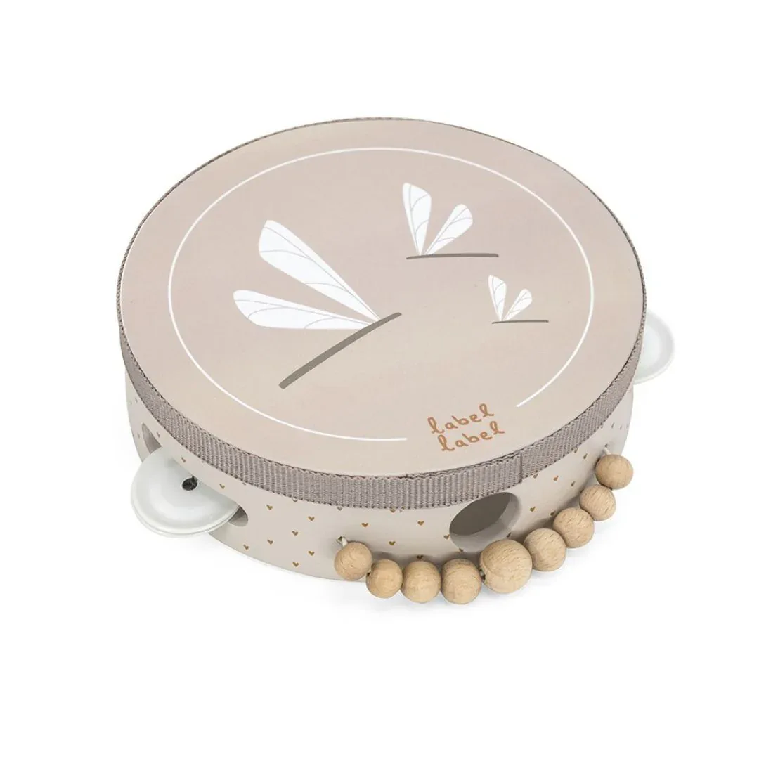 Label Label® Wooden Tambourine Nougat - Image 2