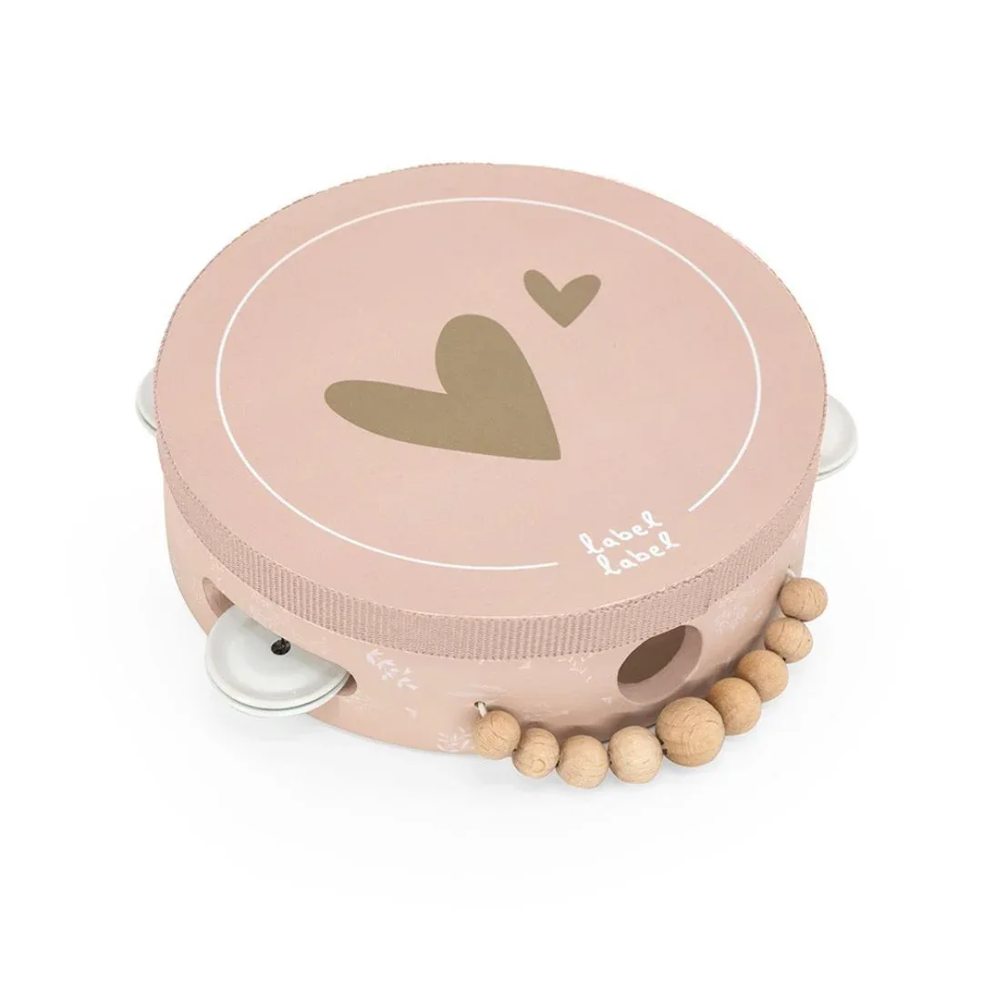 Label Label® Wooden Tambourine Pink - Image 3