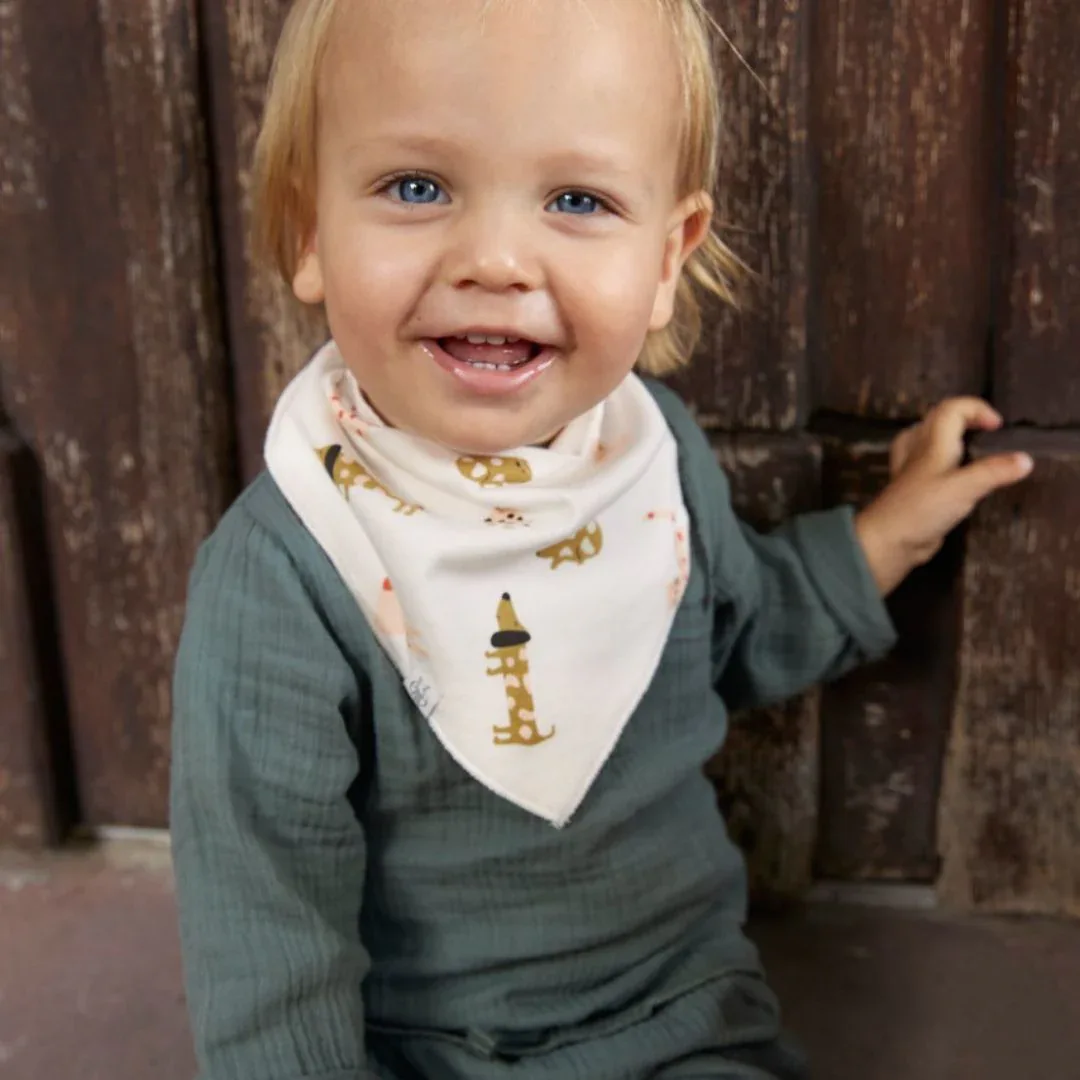Lässig® Bandana bib 2 pcs Little Mateys Spicy Orange - Image 4