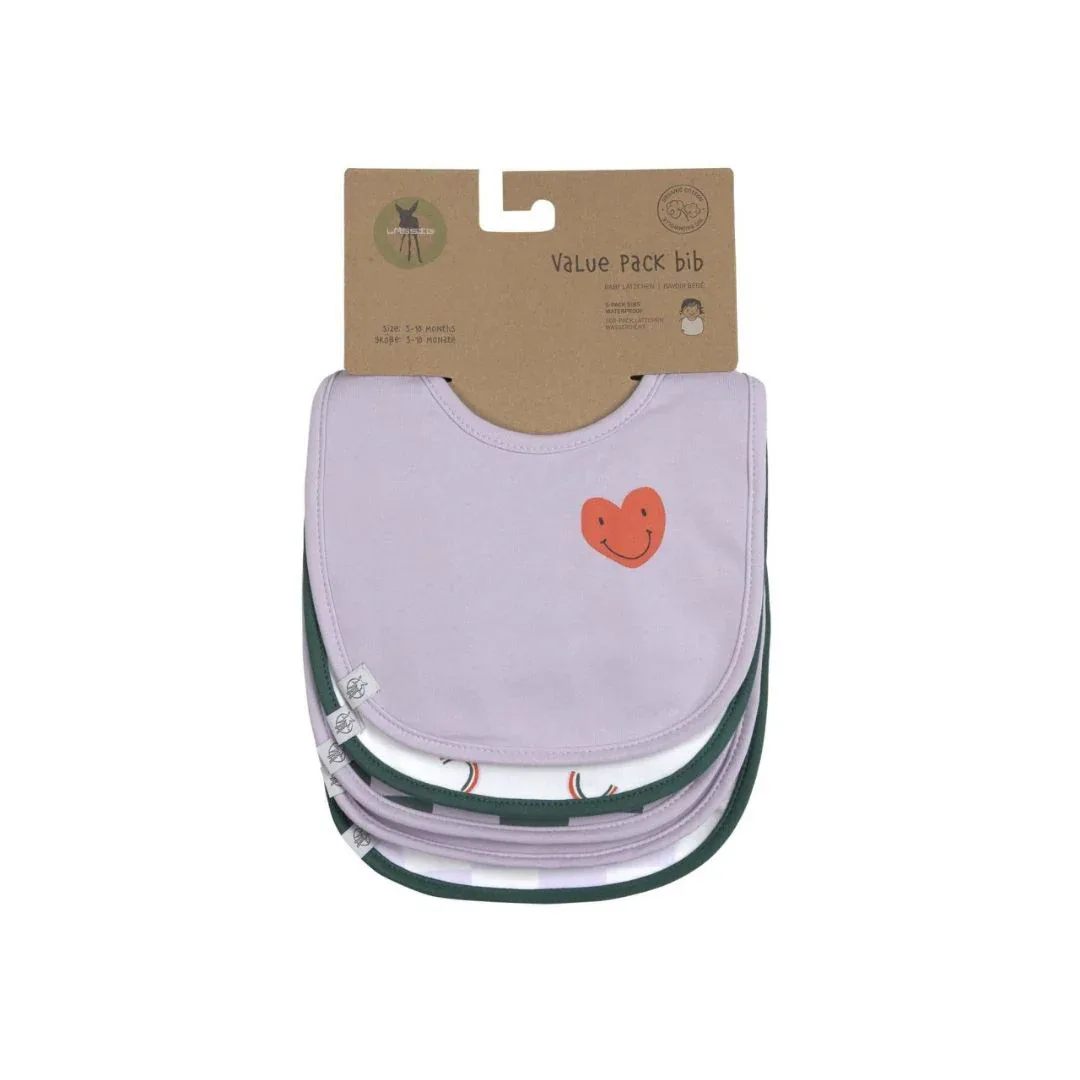 Lässig® Bibs 5 pcs Happy Rascals Heart - Image 4