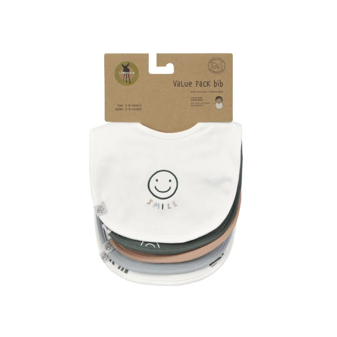 Lässig® Bibs 5 pcs Tiny Smile - Image 3