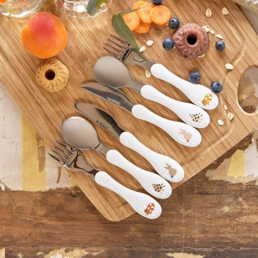 Lässig® Children's Cutlery 3-Piece Set Royal Blue - Image 3