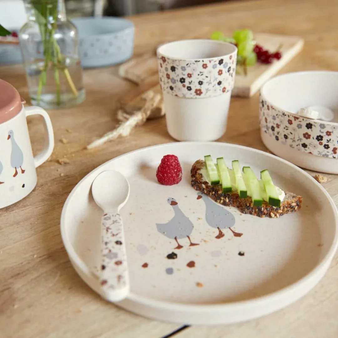 Lässig® Dish Set Tiny Farmer, Sheep & Goose Beige - Image 3
