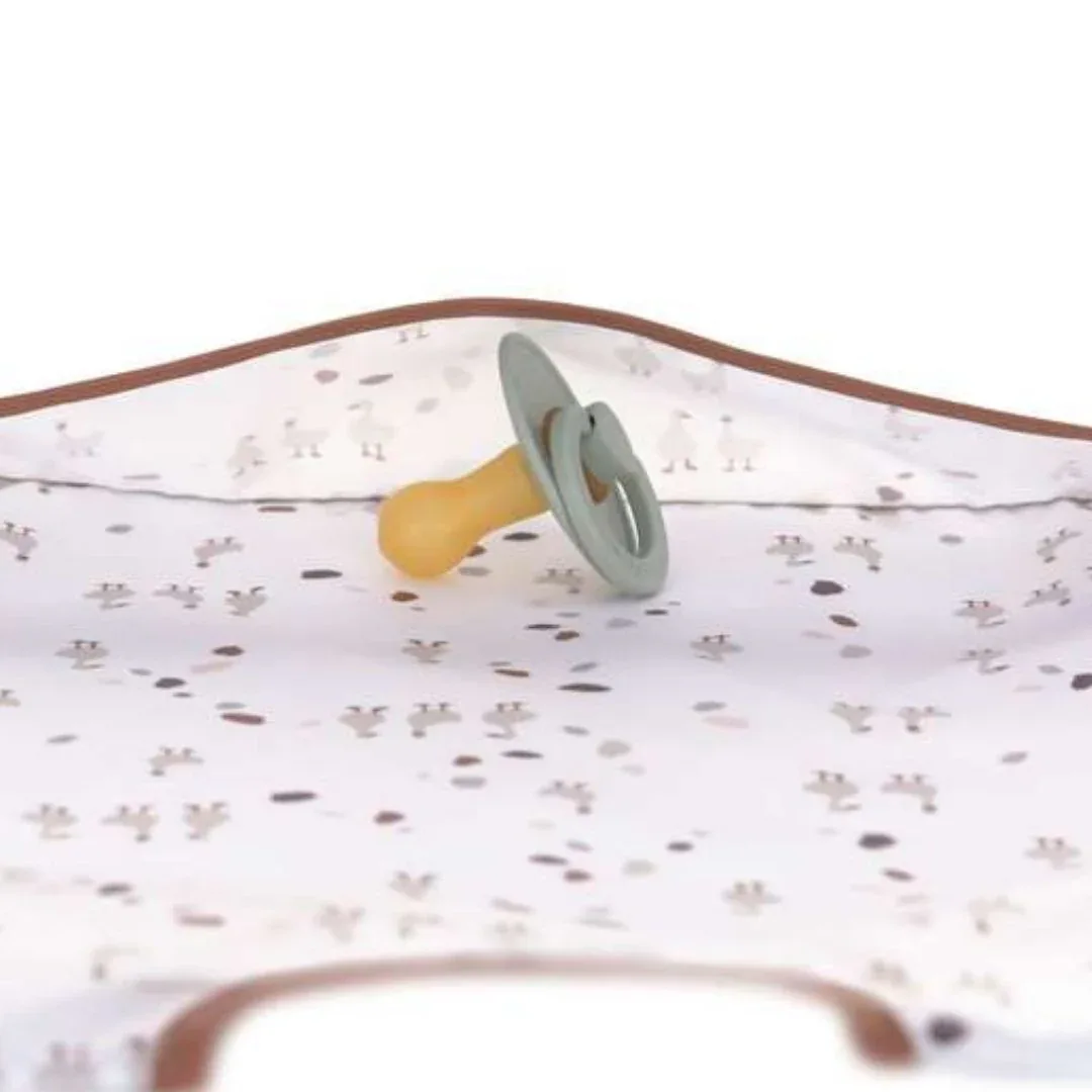 Lässig® Long Sleeve Bib​ 2pc Tiny Farmer Goose Lilac - Image 2