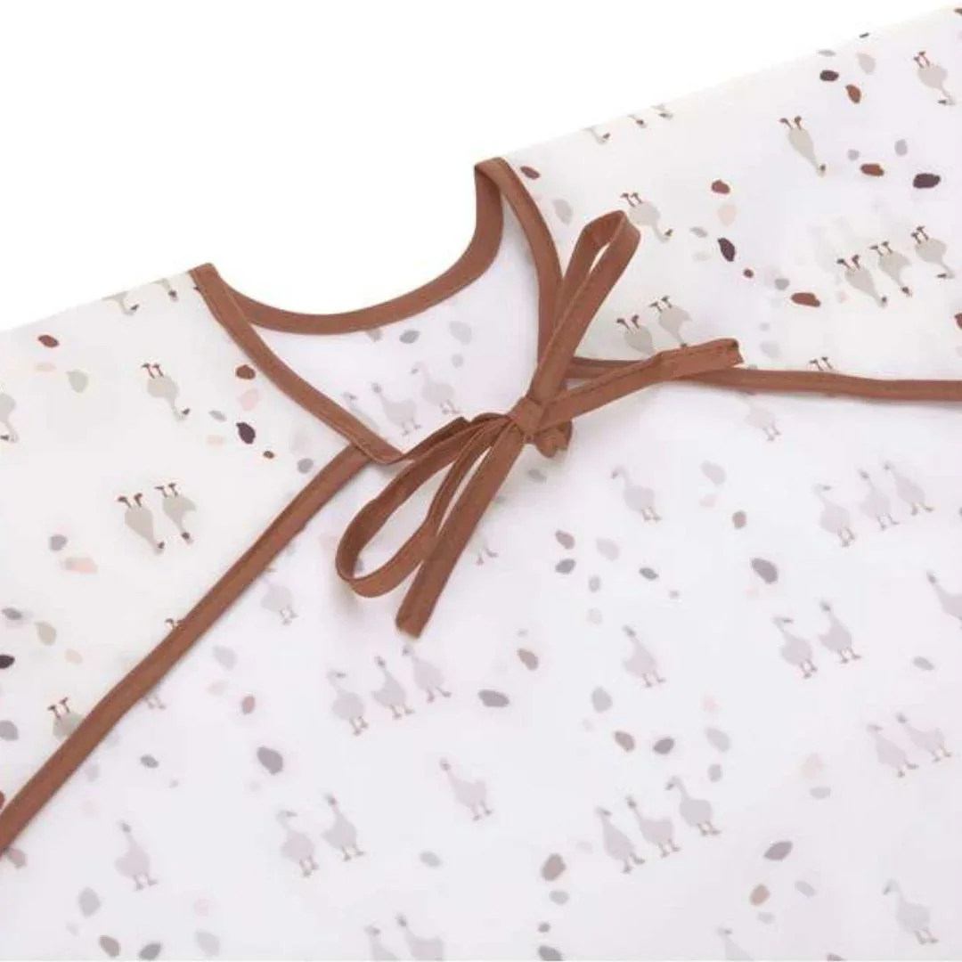 Lässig® Long Sleeve Bib​ 2pc Tiny Farmer Goose Lilac - Image 3