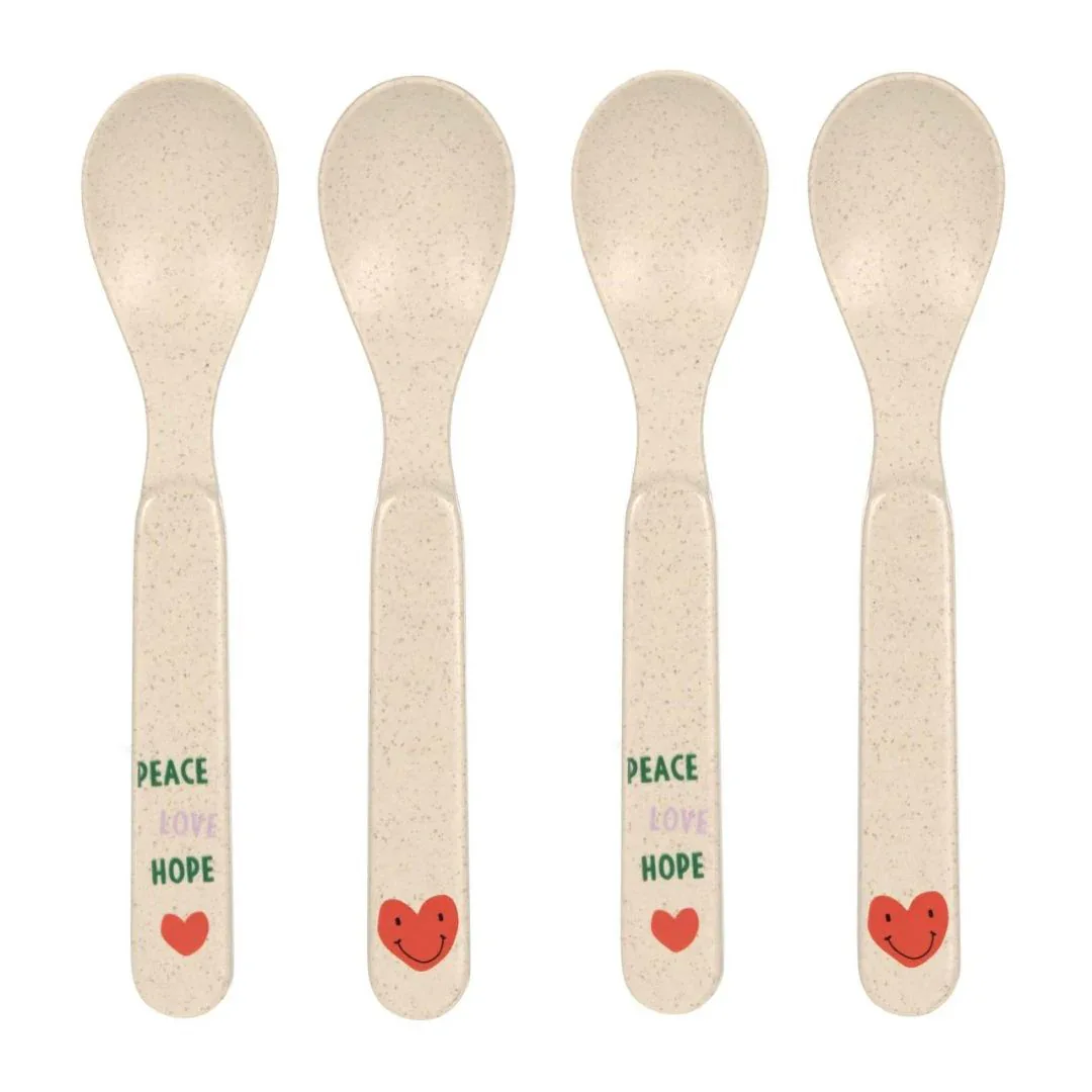 Lässig® Spoon 4 pc Happy Rascals Heart Lavender